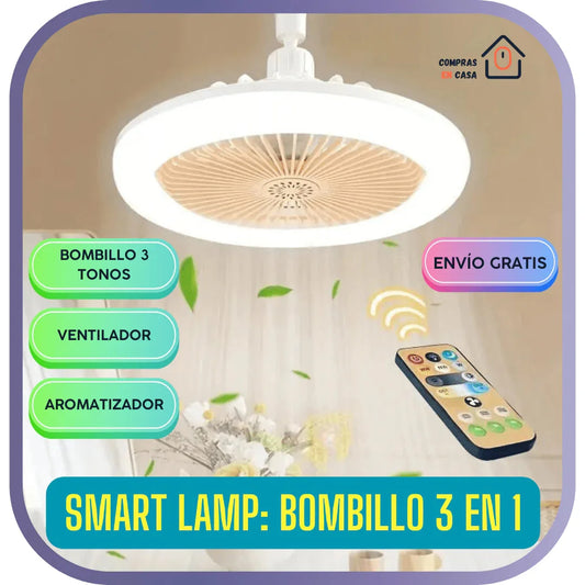 Aire Supremo ® ventilador y lámpara ahorradora de energía